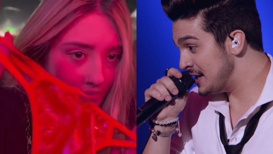 Luan Santana morde calcinha de fã e vídeo viraliza