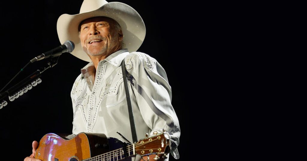 Taylor Swift no show de despedida de Alan Jackson