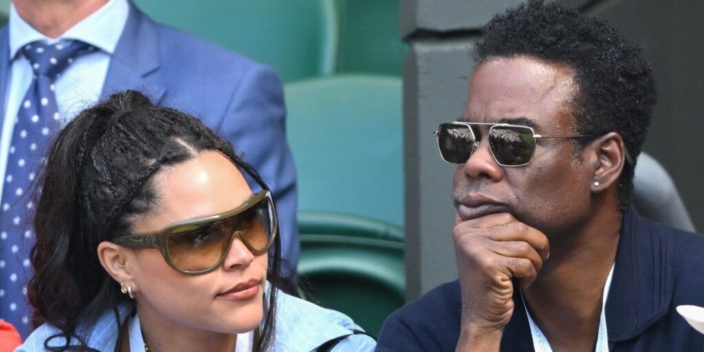 Chris Rock e Simone Henault brilham em Wimbledon